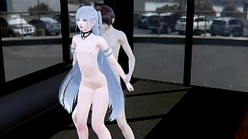 Preview 2 of Fille Surprise - Yaoi Femboy - Kano hardsex in a threesome - Sissy crossdress Japanese Asian Manga Anime Film  Game Porn Gay