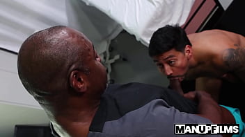 Preview 3 of Wwwwwwwwwxxxxxx - You have Such a Big Black Cock,  Doc! by ManUpFilms