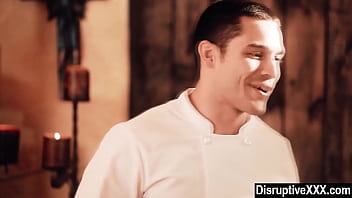 Preview 1 of Mom And Sons Beeg Com - Gay guy has his dicked sucked during dinner meeting