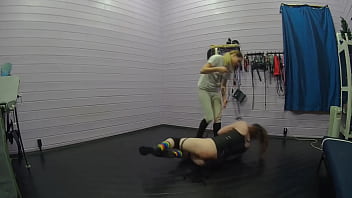 Preview 4 of Egypt Karate Video - Femdom ponyplay riding and training of cute pony transgirl