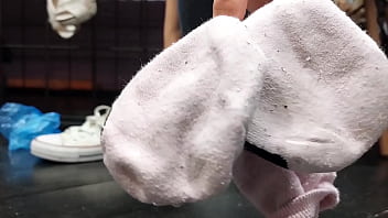 Preview 3 of Hindi Chut Chatne Bf - Two pairs of socks and sweaty feet