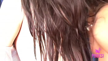 Preview 1 of Paure Mature Com - 19yo Brunette Sara Takes A Cock In Her Hot Cunt Until He Cums On Her!
