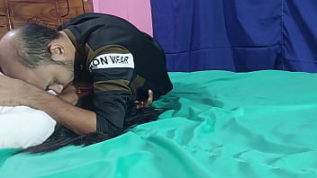 Preview 2 of Bro Siter - Threesome Fuck Adventure with Cuties A girl Two guys best porn   ... Hanif and Popy khatun and Manik Mia
