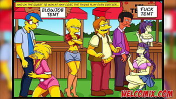 Preview 3 of Mom And Son Deise - Fuck Tent! Springfield&#039_s Carnival has begun! The Simptoons,  Simpsons porn