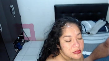 Preview 4 of Kennapeng Fuck - Seducing my neighbor,  so that he gives me his semen on my face