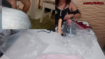 Preview 3 of Thai Full Movis - sex shop seller,  in addition to selling,  he likes his client,  and tested the products with her