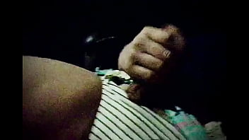 Preview 1 of Sexy Video Xx4 - Shemale solo master-bate in panties and skirt w/ big dick cock