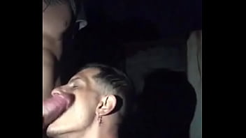 Preview 4 of Hidden Cam Beach Voyeur - Esperei minha amiga dormir pra poder levar meu namorado l&aacute_ pro quintal e dar aquela leitada gostosa na boca dele