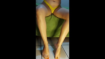 Preview 3 of Mia Kalifa Xxxxx - I discover on my stepdaughter&#039_s cell phone that she is recording videos to send to my compadre. Foot fetish!