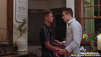Preview 3 of Mom Boyfrens - Brokenhearted gay boy fucked bareback