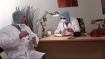 Preview 1 of Arne Sec - Blonde milf gets full hand dilatation and force deepthroat at the gyn