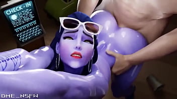 Preview 3 of Faye Valentine Lesbian - Widowmaker gets pounded