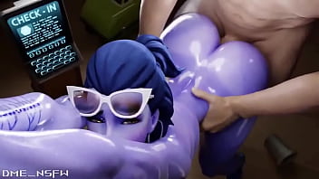 Preview 1 of Faye Valentine Lesbian - Widowmaker gets pounded