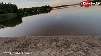 Preview 2 of Hq Porn Rape Servent - Naughty (BusenBambi) Gets On Her Knees Swallows Her Bf&#039_s Big Hard Dick Outdoors - My Dirty Hobby
