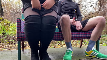 Preview 1 of Hd Mujra Pak - Milkmaid stepmom gets my cum in the park