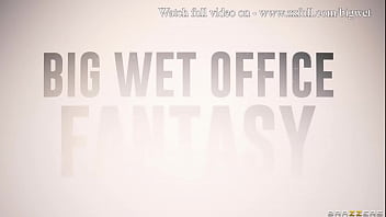 Preview 4 of Big Boaty Ace - Big Wet Office Fantasy - Bunny Madison / Brazzers  / stream full from www.zzfull.com/bigwet