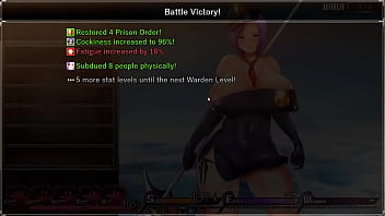 Preview 2 of Senior 69sex Com - Big breasted Warden takes on Level 4 - Karryn&#039_s prison gameplay