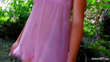 Preview 1 of One Girl 4men Xxx - Sexy blonde inked Teen Milky watch his own Anal Porn review