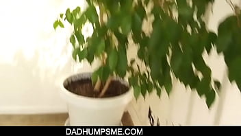 Preview 1 of Sani Liony Saxi M - DadHumpsMe - Hot Teen Stepdaughter Lily Adams Sex With Stepdad During Phone Sex With Boy POV