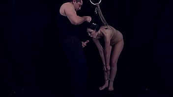 Preview 4 of Bajzzer School Ticher - Beautiful slut in Master&#039_s dungeon. Part 2. Painful slut training.