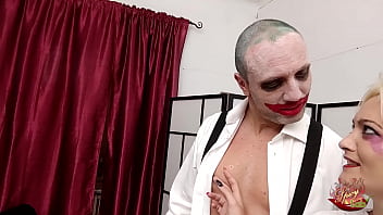 Preview 2 of Bet Wife Ass - Joker vs Harley Quinn - roleplay halloween cumshot