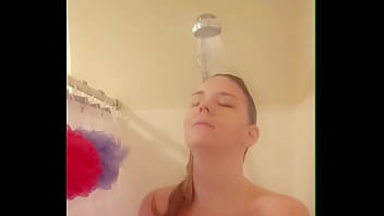 Preview 4 of Bdsm Fat Sluts - Homemade - Getting wet and touching myself in the shower