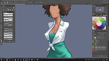 Preview 2 of African Sax Video - Picarto ~ DarkCookie - Summertime Saga [720p] (2022.11.01 A)