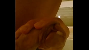 Preview 4 of Jordi Family - Huge load of cum at bath room