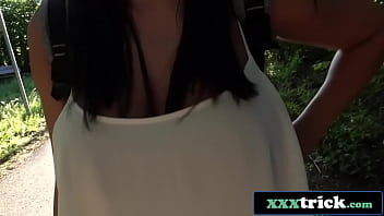 Preview 1 of Sexking Mobi - Huge Tits Czech Beauty Picked Up With Helpful Cash (Chloe Lamour)