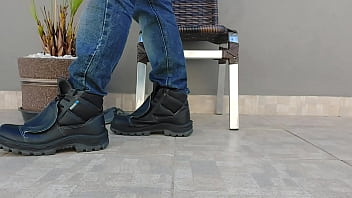 Preview 3 of Ngewe Pantan - PUTTING ON THE WORK BOOT - MLV07 (NEW BOOT)