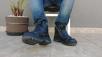 Preview 4 of Ngewe Pantan - PUTTING ON THE WORK BOOT - MLV07 (NEW BOOT)