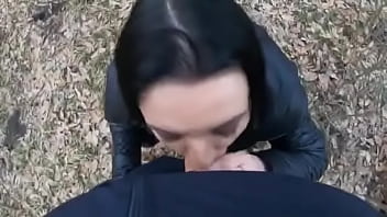Preview 2 of India Xxx Sxs Com Bhabe - Blow-job in the woods with my husband friend- down-jacket fetish 249I received a new down jacket from my husband. So I wa...