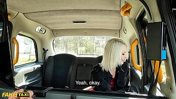 Preview 1 of Newlysex - Fake Taxi very cute young blonde model in see through underwear gets her tight shaved pussy stretched by a thick cock before taking a big facial cumshot