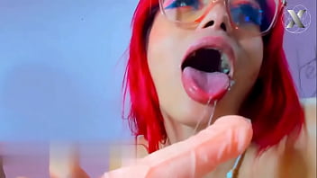 Preview 2 of Soldrier Boi - Lucy the hottest redhead shows us how she plays with her sex machine
