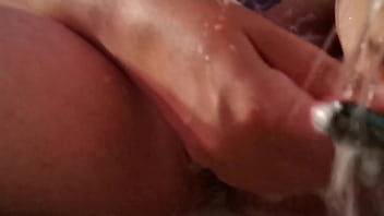 Preview 2 of Hangry Fuck - Shaving extreme hairy pussy in a bidet