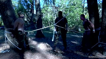 Preview 4 of Brunette Sex Parries - Dungeon Games - Into The Woods 3 with Tyler and Duke