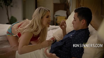 Preview 2 of Handjob With Rings On - You Are My Stepmom,  You Cant Jealous Of My Girlfriend | KinSinners