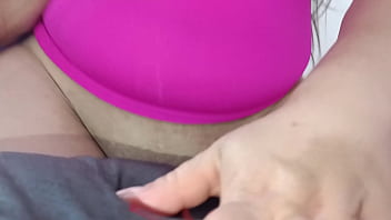 Preview 4 of Xxxi Xvidos - Cu&ntilde_ada Puta Latina Se Calienta Con Porno Cabalga Y Come Semen A Escondidas De Su Hermanastra En Miami Usa 2 XXX XNXX FULLONXRED