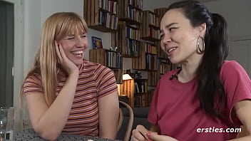Preview 4 of Famly Stone - Ersties: Sexy Swedish Babe and Cute Canadian Eat Each Other Out