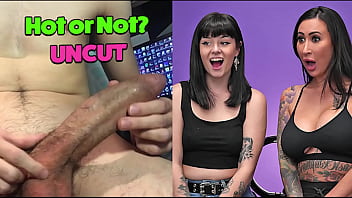 Preview 4 of Dog Handjob Amatuer - Hot or not? Uncut Monster Cock She Reacts Lilly and Nova