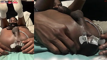 Preview 2 of Black Pussy Lips Giant Labia - TWO ANGLES | HUGE Lips On My Asshole! | 1 and 2 OF 2