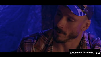 Preview 1 of Wwwxbi - RagingStallion - Tired N&#039_ Horny Beefy Truckers 1st Gay 3some  -