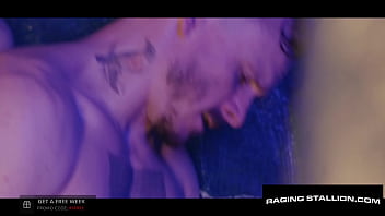 Preview 4 of Wwwxbi - RagingStallion - Tired N&#039_ Horny Beefy Truckers 1st Gay 3some  -