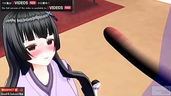 Preview 1 of Sister Brother Sex Home Alone - 淫語ボイスアニメ　実はド淫乱な着物の淑女がアナルセックス　ASMR　サンプル版