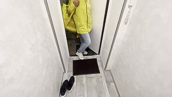 Preview 1 of Franc Bbw - Food delivery girl apologizes for long delivery with blowjob and hard doggystyle fuck