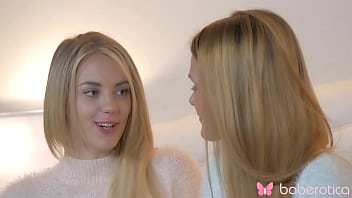 Preview 3 of Saxy Video9 - Hot blondes Blake Eden and Abby Cross pose and show off their sexy bodies.