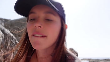 Preview 1 of Xxxxxxcf - Sexy Brunette Sucked Me on The Beach and in The Car!