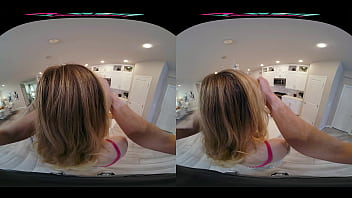 Preview 1 of Fisttimxxxvideo Saneelone - VRHUSH Hot blonde Ailee Anne wants it in the kitchen