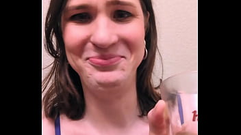 Preview 4 of Indian Gril Dress Removing Bath - Stupid Whore Drinks Glass of Piss 1