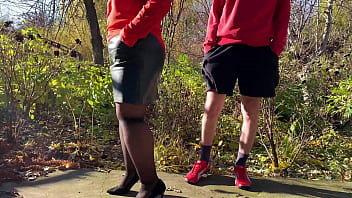 Preview 2 of Cutting Clothes Public - You have no idea how much this turns me on